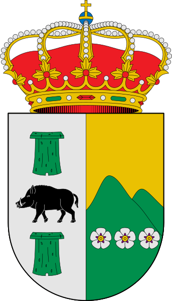 Escudo de Navatrasierra/Arms (crest) of Navatrasierra