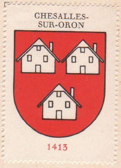 Wappen von/Blason de Chesalles-sur-Oron