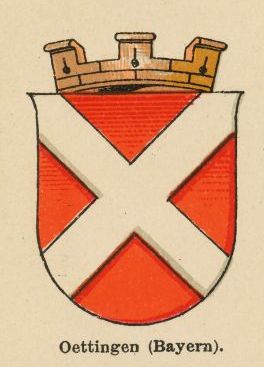 Wappen von Oettingen in Bayern