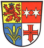 Wappen von Groß-Rohrheim/Arms (crest) of Groß-Rohrheim