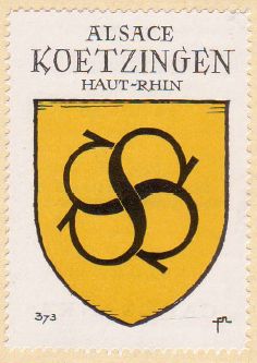 Blason de Kœtzingue/Coat of arms (crest) of {{PAGENAME