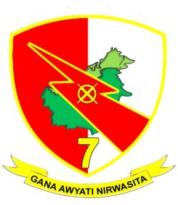 Coat of arms (crest) of the Air Wing 7, Indonesian Air Force