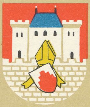 Arms (crest) of Biskupiec (Olsztyn)
