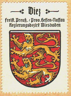 Wappen von Diez/Coat of arms (crest) of Diez