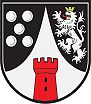 Wappen von Bad Münster am Stein-Ebernburg/Arms (crest) of Bad Münster am Stein-Ebernburg
