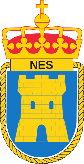 Coat of arms (crest) of the Nes Fort, Norwegian Navy
