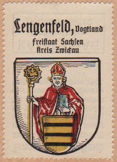 Wappen von Lengenfeld (Vogtland)/Coat of arms (crest) of Lengenfeld (Vogtland)