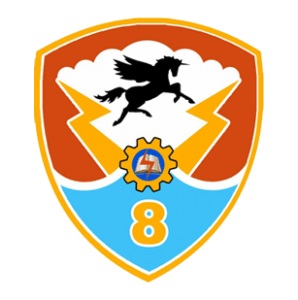 Coat of arms (crest) of the Air Wing 8, Indonesian Air Force