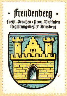 Wappen von Freudenberg/Coat of arms (crest) of Freudenberg