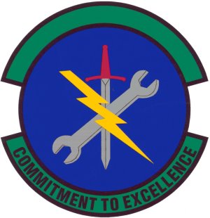 Coat of arms (crest) of the 58th Maintenance Squadron, US Air Force