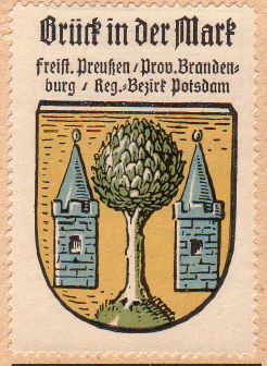 Wappen von Brück (Brandenburg)/Coat of arms (crest) of Brück (Brandenburg)