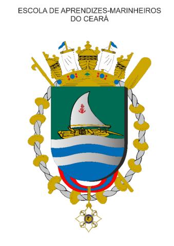 Coat of arms (crest) of the Ceará Naval Apprentice School, Brazilian Navy