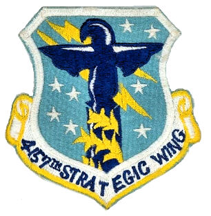 Coat of arms (crest) of the 4157th Strategic Wing, US Air Force