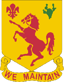 Coat of arms (crest) of 113th Cavalry Regiment (formerly 113th Armor), Iowa Army National Guard