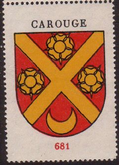 Wappen von/Blason de Carrouge