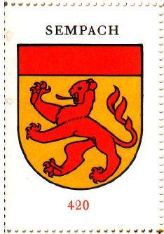 Wappen von/Blason de Sempach