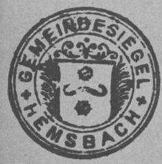 Siegel von Hemsbach (Rhein-Neckar Kreis)