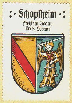 Wappen von Schopfheim/Coat of arms (crest) of Schopfheim