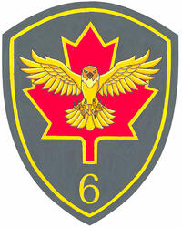 Coat of arms (crest) of 6 Canadian Combat Support Brigade, Canadian Army