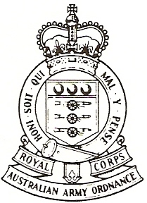 Coat of arms (crest) of the Royal Australian Army Ordnance Corps, Australia