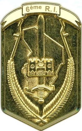 Coat of arms (crest) of the 6th Infantry Regiment, Chadian Army