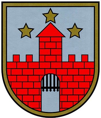 Arms (crest) of Aizpute (municipality)