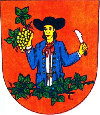 Coat of arms (crest) of Olbramovice (Znojmo)