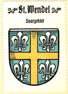 Wappen von Sankt Wendel/Coat of arms (crest) of Sankt Wendel