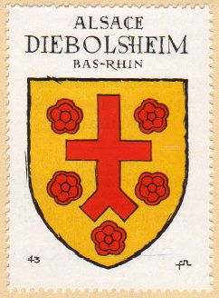 Blason de Diebolsheim