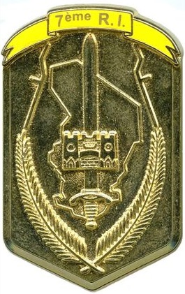 Coat of arms (crest) of the 7th Infantry Regiment, Chadian Army