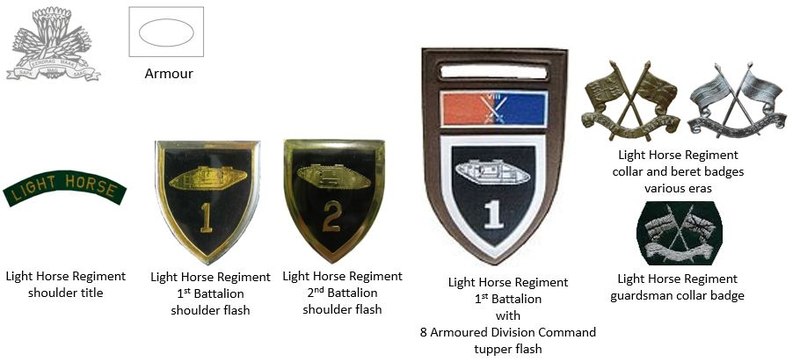 Coat of arms (crest) of the Light Horse Regiment, South African Army