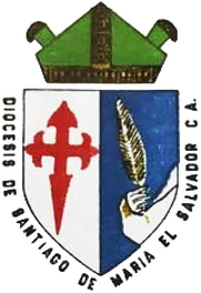 Arms (crest) of Diocese of Santiago de María