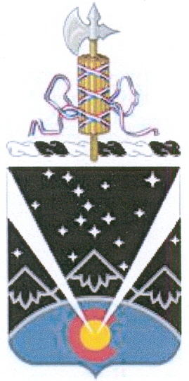 Coat of arms (crest) of the 117th Space Battalion, Colorado Army National Guard