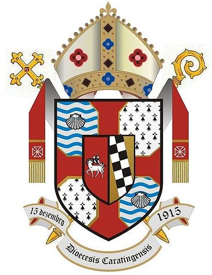 Arms (crest) of Diocese of Caratinga