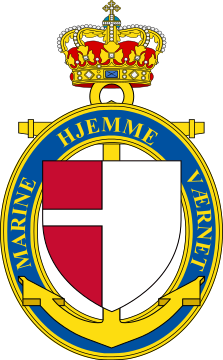 Coat of arms (crest) of the Home Guard Flotilla 114 Aalborg-Hals, Denmark