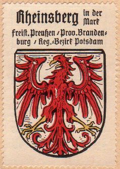 Wappen von Rheinsberg/Coat of arms (crest) of Rheinsberg