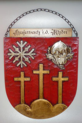 Wappen von Haselbach in der Rhön/Arms of Haselbach in der Rhön
