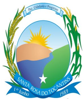 Brasão de Santa Rosa do Tocantins/Arms (crest) of Santa Rosa do Tocantins