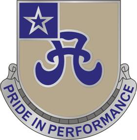 Coat of arms (crest) of 308th Support Battalion, US Army