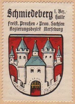 Wappen von Bad Schmiedeberg/Coat of arms (crest) of Bad Schmiedeberg