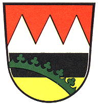 Wappen von Hofheim in Unterfranken (kreis)/Arms (crest) of Hofheim in Unterfranken (kreis)