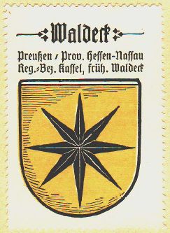 Wappen von Waldeck (Hessen)/Coat of arms (crest) of Waldeck (Hessen)