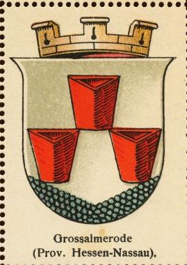 Wappen von Grossalmerode/Coat of arms (crest) of Grossalmerode