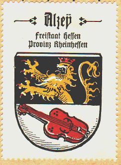 Wappen von Alzey/Coat of arms (crest) of Alzey