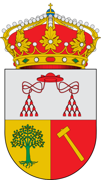 Escudo de Robledo del Mazo/Arms (crest) of Robledo del Mazo