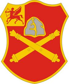 Coat of arms (crest) of 10th Field Artillery Regiment, US Army