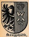 Wappen von Königshütte/ Arms of Königshütte