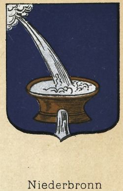 Blason de Niederbronn-les-Bains/Coat of arms (crest) of {{PAGENAME