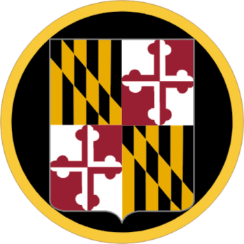 Coat of arms (crest) of Maryland Army National Guard, US