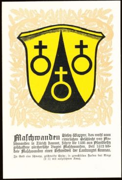 Wappen von/Blason de Maschwanden